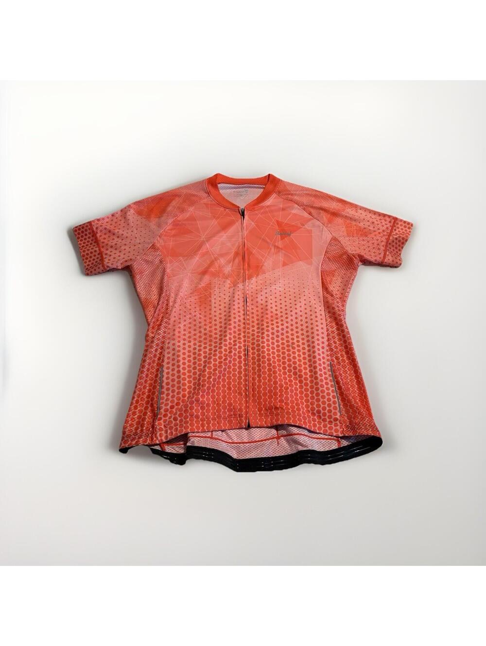 Baleaf Womens Cycling Jersey XL Orange Coral Half Zip Bike Shirt Pockets